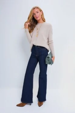 Sandstone Bodie Cashmere Boyfriend Crewneck -Loeffler Randall Store 7NtKuaiQ4opwECqd5vW0D5Nijzh4do29 1