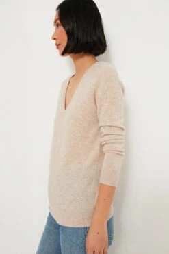 Sandstone Cashmere V-Neck Sweater -Loeffler Randall Store 7Wxh6J2GTyeVyJ6UEEvaIPqAoQ4pjncz 1