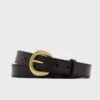 Black Custom 1" Bridle Leather Belt With Name Plate -Loeffler Randall Store 7dGfQ8Ju8gt6TVMLSKZ2LJSCkOEgJyKp 1