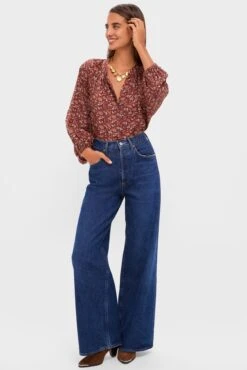 Vermillion Vine Sawyer Blouse -Loeffler Randall Store 7f70TzpEDIzRwSRCBqtVscNYQdRkOBKC 1