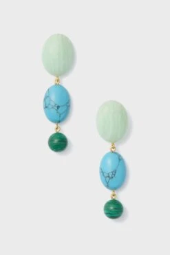 Turquoise Mist Maren Earrings