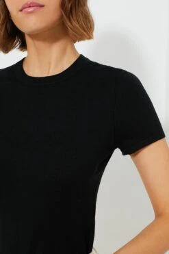 Black Cashmere Silk Blend Katie Tee -Loeffler Randall Store 8KAr0rQiz0u34Q4ojzubGFh7xf0GvCcC 1