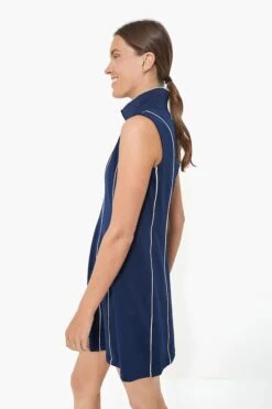 Navy Roxana Half Zip Golf Dress -Loeffler Randall Store 8MRBbxHosQ5xBqTOFCFI5OBGdbNjn0Xf 1