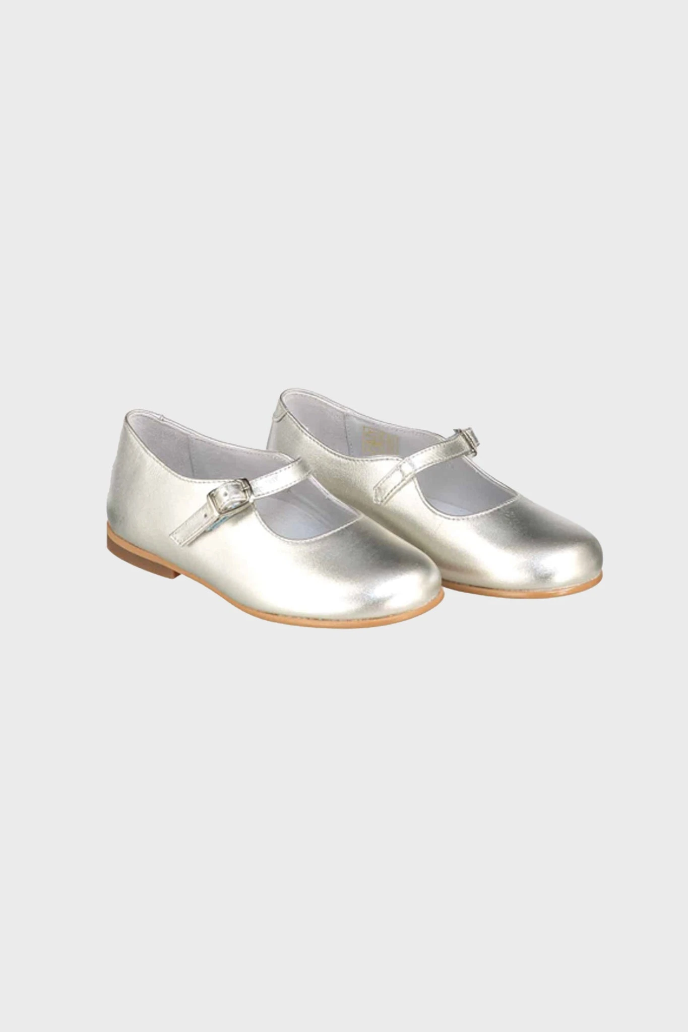 Silver Leather Girl Mary Jane Shoes 1 Silver Leather Girl Mary Jane Shoes