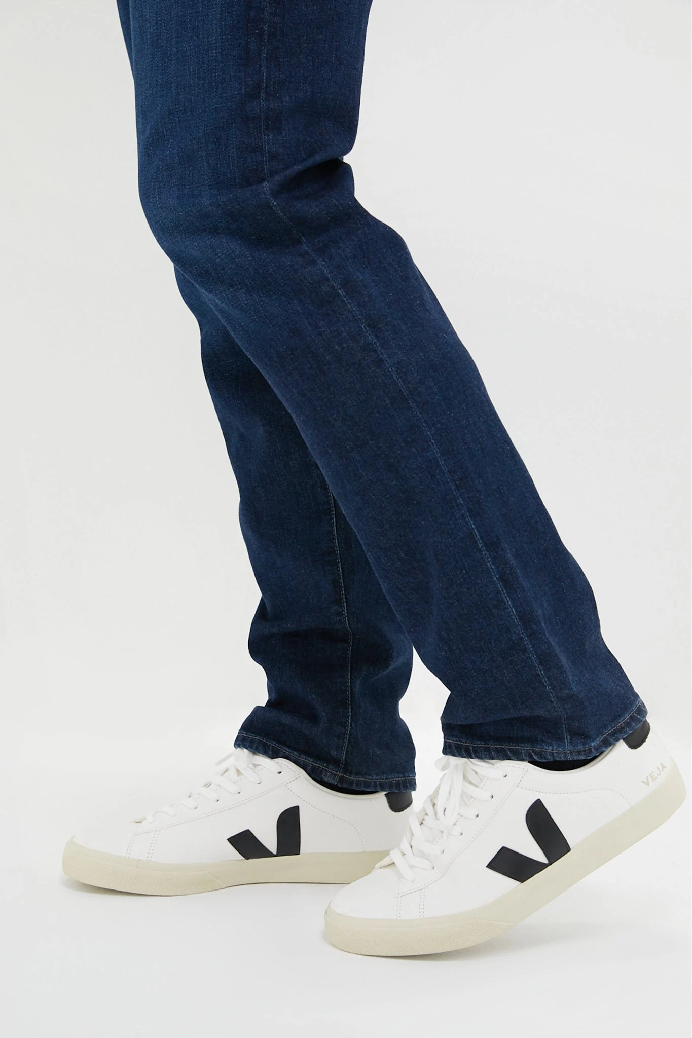 Veja Mens Extra White Black Campo Sneakers 2 Veja Mens Extra White Black Campo Sneakers - Image 2