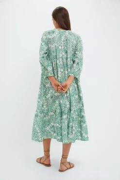 Misty Jade Blossom Long Sleeve Salty Paloma Caftan -Loeffler Randall Store 9EH6LMtuhGbLI2FPhQTiwHUCUzazhuv7 1