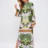 Green Multicolor Print Lilian Dress -Loeffler Randall Store 9R5vrjp1iLaDFQPF9CoCv2hu4fdC83s8 1