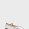 Loeffler Randall Metallic Silver Leonie Flats