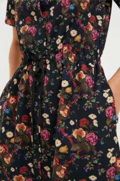 Baroque Floral Short Sleeve Performance Jersey Alcott Golf Dress -Loeffler Randall Store AFLn80WLm6dtkOee5Cy8WJDeYVLFDIef 1