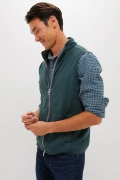 Peter Millar Deep Verdant Crown Sweater Fleece Vest -Loeffler Randall Store AOi8HjlJpDtVSd84ECPNhOWvWKd9pSMN 1