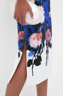 Erdem Brushstroke Rose Cobalt Blue Sleeveless Pencil Midi Dress -Loeffler Randall Store AVni5W3IWt9zf81JB8KukHUDyWFCnjrR 1