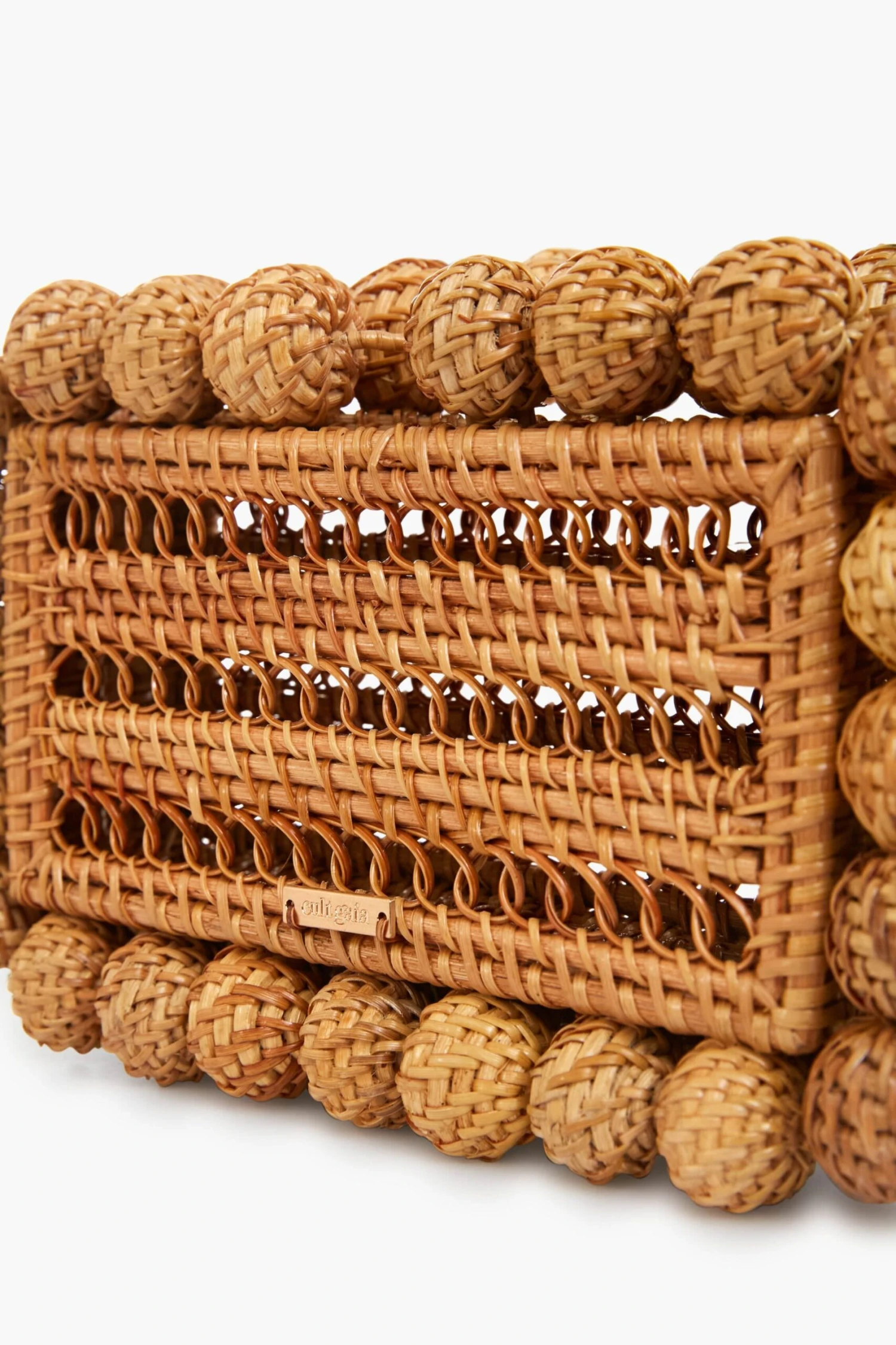Cult Gaia EOS Natural Rattan Clutch 6 Cult Gaia EOS Natural Rattan Clutch - Image 6