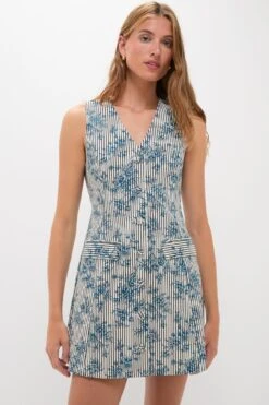Cornflower Toile Suni Dress