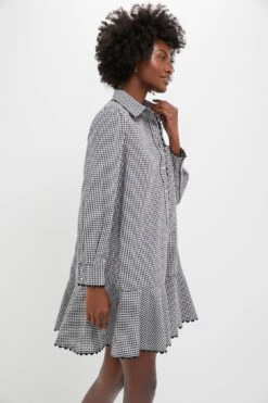 Black Gingham Ric Rac Callahan Shirt Dress -Loeffler Randall Store ApdUKGvRoH3rbDPhS2p0Z2yPzYG6ScI8 1