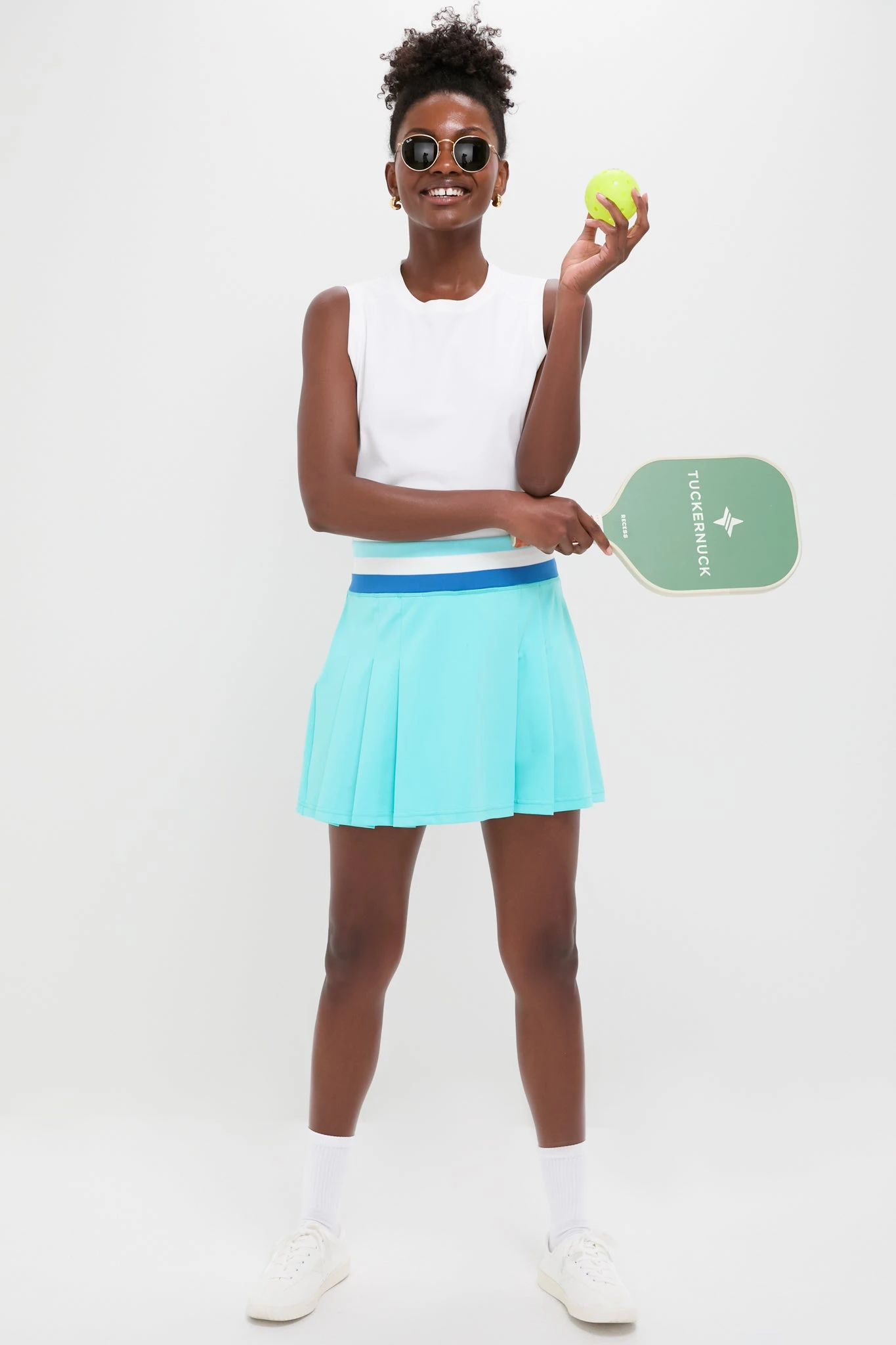 Lisbon Blue 15 Inch Performance Jersey Lydia Skirt 3 Lisbon Blue 15 Inch Performance Jersey Lydia Skirt - Image 3