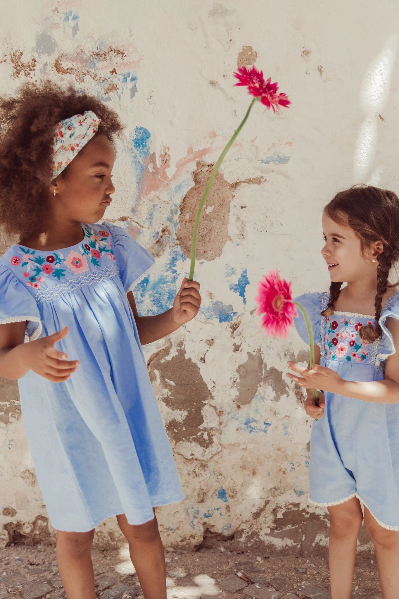 Louise Misha Light Blue Chambray Ana Dress 3 Louise Misha Light Blue Chambray Ana Dress - Image 3