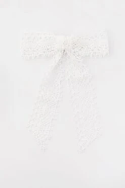 Jennifer Behr X Julia Berolzheimer Ivory Marbella Bow Barrette