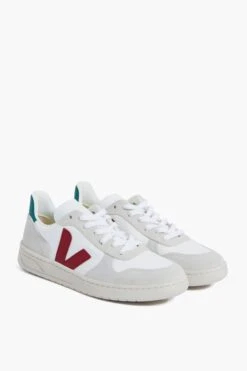 Veja White Marsala Brittany V-10 Sneakers -Loeffler Randall Store B4uWLxdutEw1F7KD2B3nvZoFlV50OGEK 1