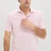 Peter Millar Pink Crepe Albatross Cotton Blend Pique Polo