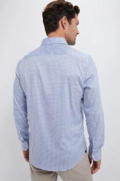 Light Blue Gingham Movement Shirt -Loeffler Randall Store BTH86pfnbrF862AJcWDGC8q2q4JcEy1K 1