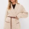 Sandstone Heather And Brown Blanket Stitch Harrow Cardigan -Loeffler Randall Store Bb8DipWyqhRJIS8p6jOMFaBClrsO3wYe 1