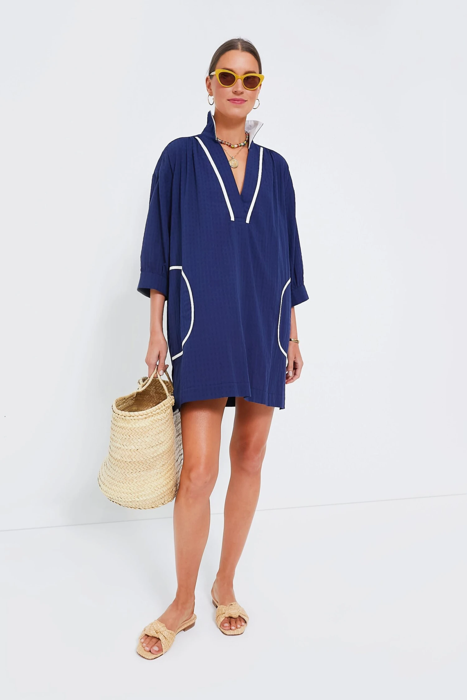 Navy Lizzie Coverup 2 Navy Lizzie Coverup - Image 2