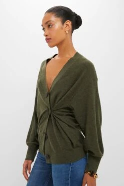 Olive Drippy Tissue Cardigan -Loeffler Randall Store C0Si62JSVYXit33kSnYLYBqJM8T0N6st 1