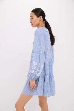 Embroidered Nautical Stripe Sea Breeze Coverup 8 Embroidered Nautical Stripe Sea Breeze Coverup -Loeffler Randall Store C3gkIIZuuKYAARNf3arQOw7G7OGLyb6D 1