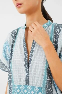 Cerulean Emerson Short Caftan -Loeffler Randall Store CFxXWM3MhZcTodoRy8dpLOwldrbYWIbz 1