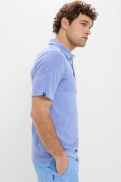 Perry Winkle Terrycloth Players Shirt -Loeffler Randall Store CHcrn0zAvOZCbCy32mWThAnsSwTYRlNz 1