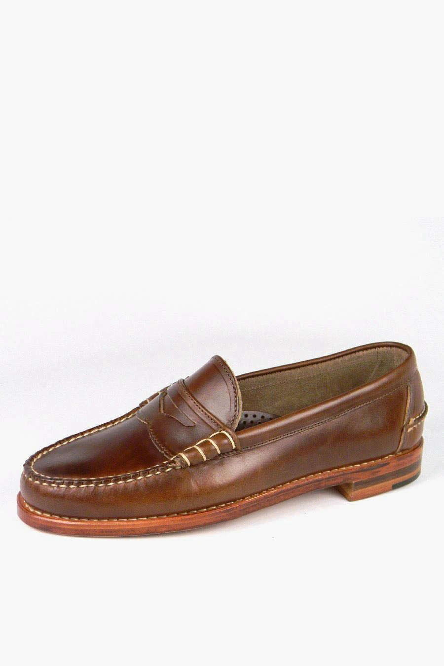Carolina Brown Chromexcel Beefroll Penny Loafers 2 Carolina Brown Chromexcel Beefroll Penny Loafers - Image 2