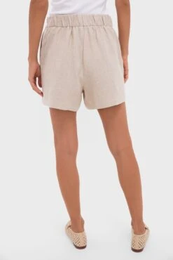 Tan Linen Shipley Shorts -Loeffler Randall Store CjNRt1Q2SpMy17gzmgiv1nKKZvd6A8kB 1