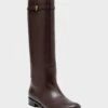 Staud Espresso Harlow Riding Boot