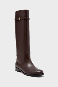 Staud Espresso Harlow Riding Boot