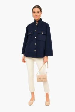 Navy Marant Shirt Jacket -Loeffler Randall Store D3TarzJumcGv0tCJy67ovtMtZuQ7QkyB 1
