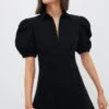 Black Front Zip Denim Mini Dress -Loeffler Randall Store D3Yaxj8K8CBCkX734kcisrUuy4lsAPtJ 1