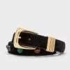 Veronica Beard Black Stone Embellished Harness Belt -Loeffler Randall Store D41nLxKrbqp1boNotQj5ll2pnrMiqLNT 1