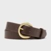 Dark Brown Custom 1" Bridle Leather Belt With Name Plate -Loeffler Randall Store D6PT9KlfDxhLnXoV6hgjcr6Pgj5q5owq 1
