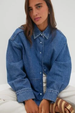 Fresh Blue Otis Organic Denim Jacket -Loeffler Randall Store DE3fEb7AgmgOJDIIwq70ILOwzAWMJZOO 1