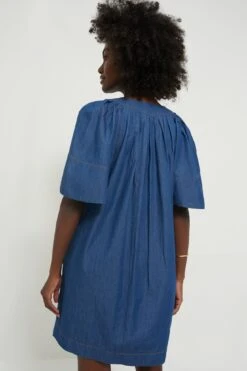 Denim Finley Flutter Sleeve Dress -Loeffler Randall Store DQSbi4DhhPN2pASysQHiqmfmXw4iP3pp 1