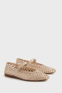 Gold Woven Mary Jane Flats 9 Gold Woven Mary Jane Flats -Loeffler Randall Store Dax4a5IVK5dI1QAWWXELehr6b6NV8xpT 1