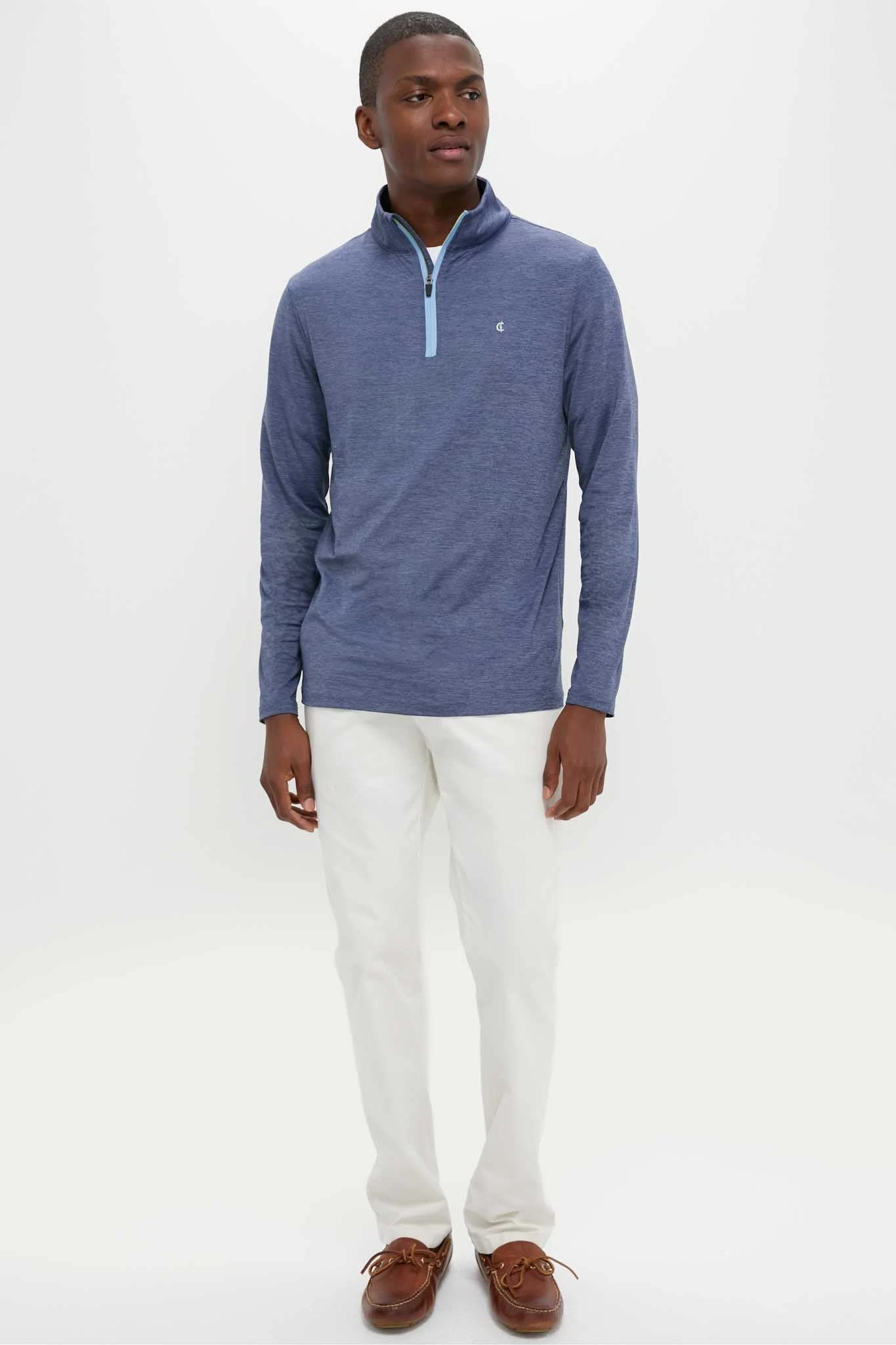 Heathered Navy Featherweight Performance Pullover 6 Heathered Navy Featherweight Performance Pullover - Image 6