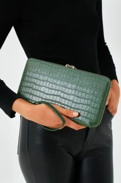 Green Croc Travel Wallet 6 Green Croc Travel Wallet -Loeffler Randall Store DjZ5LOP6lFRnNaTPgkLXT1ofPfvlckdk 1