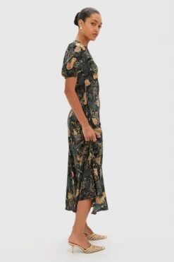 ULLA JOHNSON Nuit Ines Puff Sleeve Midi Dress 8 ULLA JOHNSON Nuit Ines Puff Sleeve Midi Dress -Loeffler Randall Store DwtkAQc9Rs8bEPHOx1ZELqBYqEBVhwTL 1