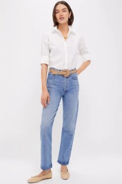 White Wexler Cotton Button Down -Loeffler Randall Store EOkYrbJJYj5y5WK7NHAfu14h5kHLIJap 1