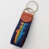 Lake Trout Needlepoint Key Fob