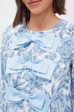 Blue Chintz Clarice Bows Dress -Loeffler Randall Store EYVQnXGLcA1PrMyYJZkBmNuG0nCCwyYZ 1