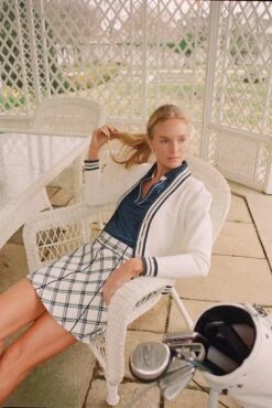 White Charley Golf Cardigan -Loeffler Randall Store EYaX2BAbQ0YiNC29OyUhn8WeZogcxOGy 1