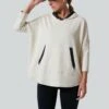 Cream Hooded Eden Sweatshirt