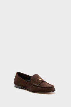 Veronica Beard Espresso Penny Loafers